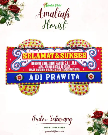 Papan Bunga Ucapan Selamat Pelang