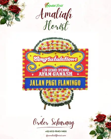 Sewa Papan Bunga Pelang